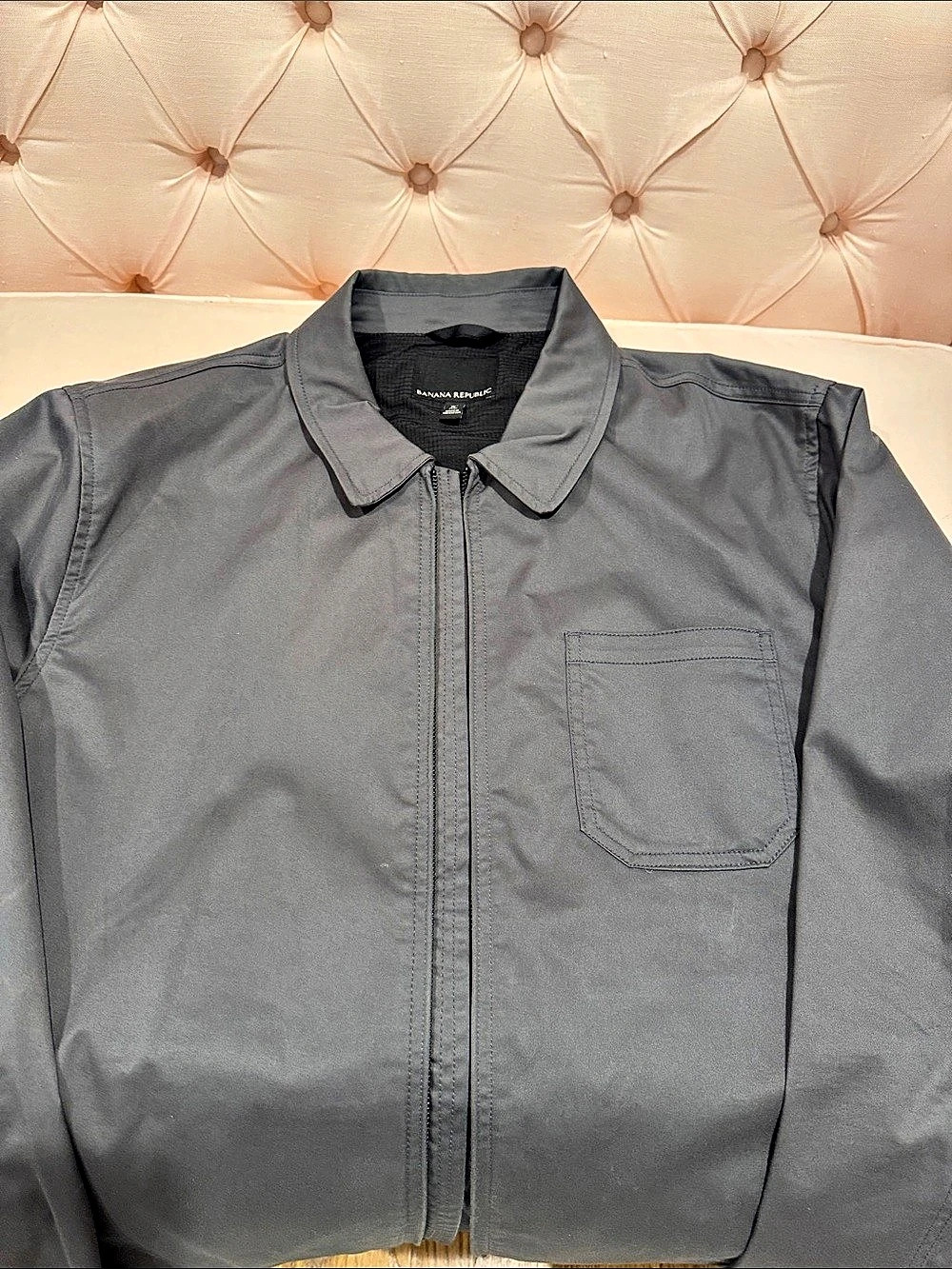 Banana Republic Core Temp Men's Lightweight Jacket Gray XL Like New